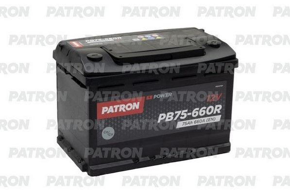 Аккумулятор Patron Power 12В 75Ач 660А - фото 1 - id-p79474261