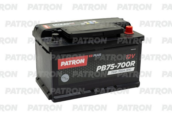 Аккумулятор Patron Plus 12В 75Ач 700А - фото 1 - id-p79474266