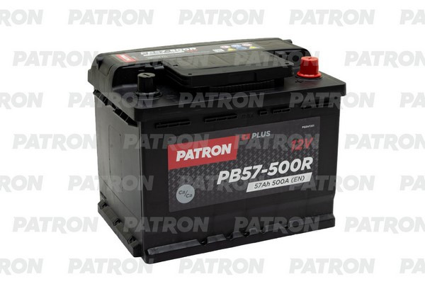 Аккумулятор Patron Plus 12В 57Ач 500А - фото 1 - id-p79474298