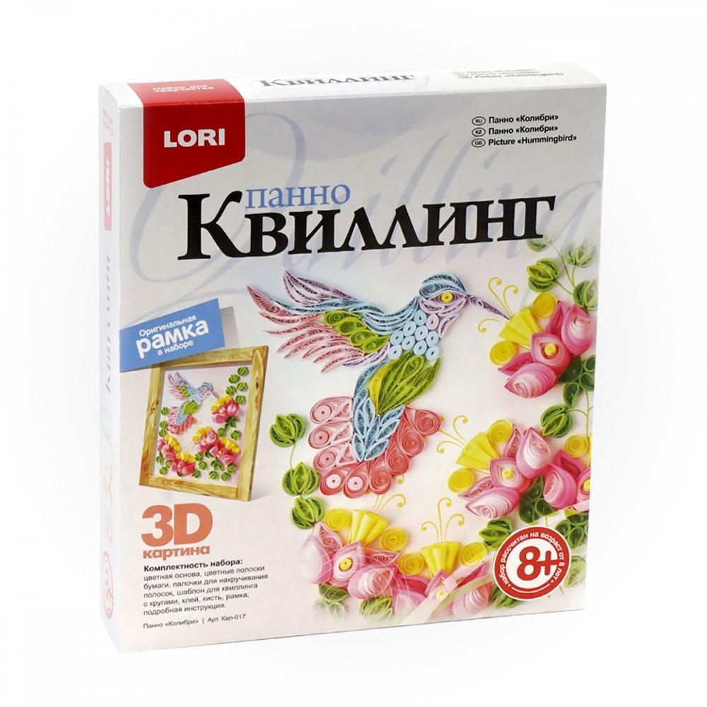 Набор для квиллинга LORI панно "Колибри"