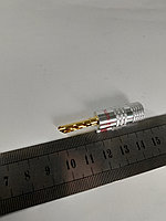 Banana plug металический разъем банан папа пара красный черный