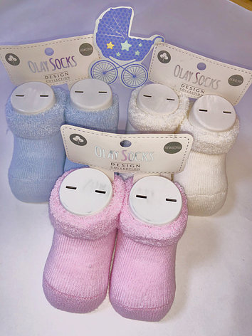 Носки детские для новорожденных хлопок Турция (в упаковке 12 шт), фото 2