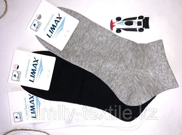 Носки мужские спортивные хлопок LIMAX 39-45 (в упаковке 12 шт), фото 2