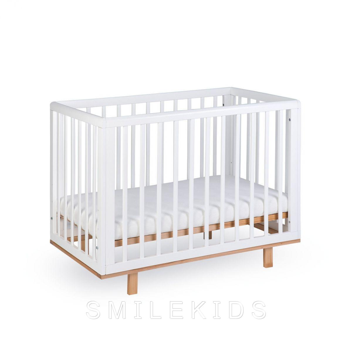 Кроватка детская Happy Baby "MIRRA" белая