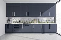 Кухонный фартук из стекла