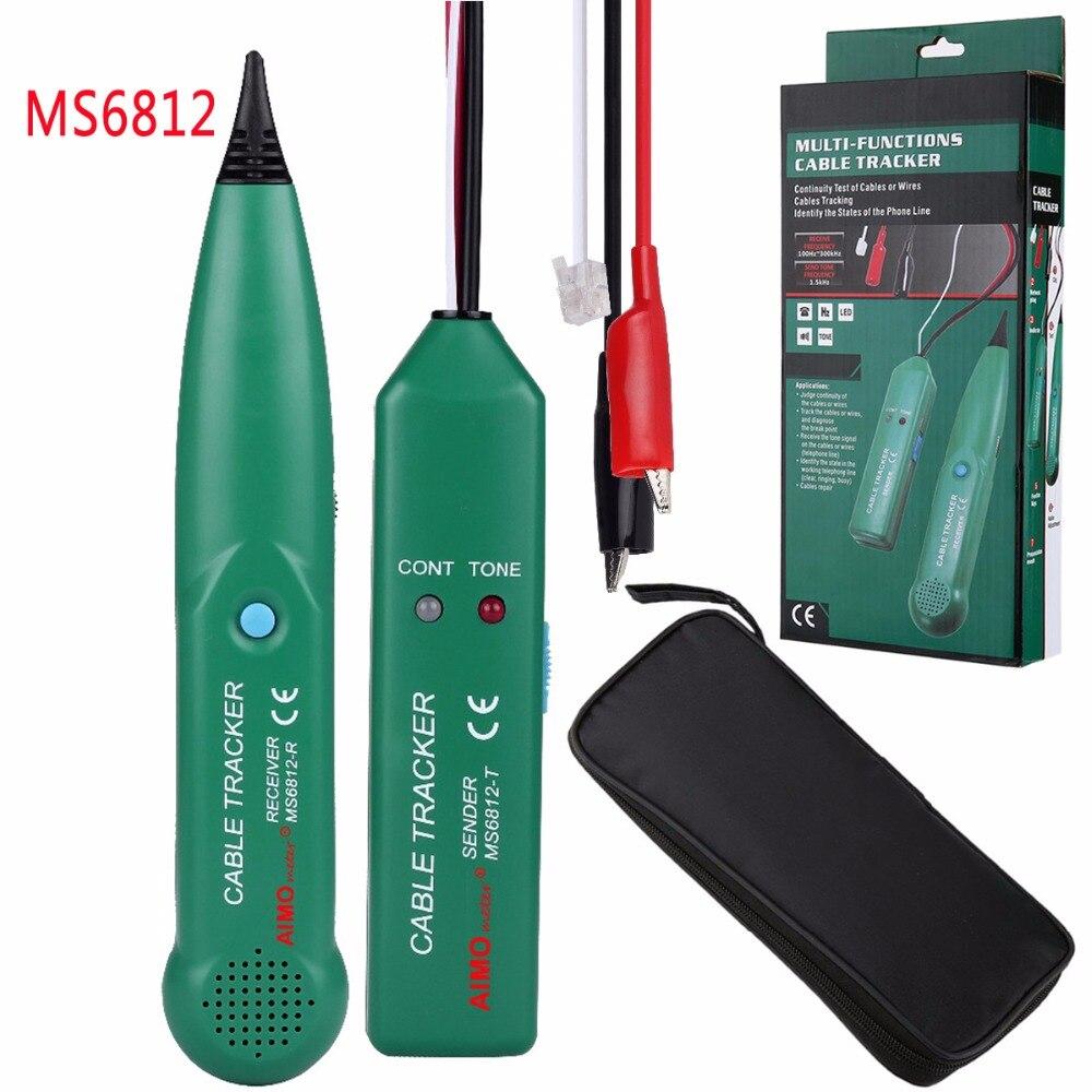 Сетевой тестер телефонной линии AIMOMETER MS6812 Professional Cable Tracker - фото 1 - id-p32220969