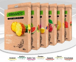 Ароматизатор гелевый под сидение автомобиля, для дома и офиса ORGANIC (Банан), фото 2