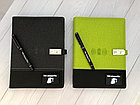 Блокнот с встроенным зарядным устройством, флешкой, ручкой, фото 3