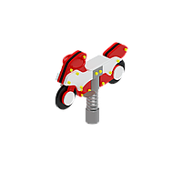 Качалка на пружине Мотоцикл, металлический