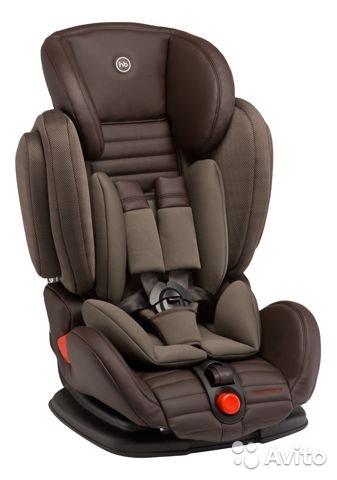 Детское автомобильное кресло Happy Baby "Mustang" brown