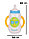 Детская музыкальная игрушка бутылочка соска с подсветкой на батарейках Kaichi 90B, фото 4