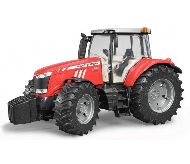 Bruder Игрушечный Трактор Massey Ferguson 7600, красный (Брудер 03-046)
