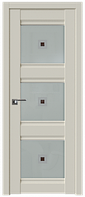 Дверь межкомнатная 4U Магнолия Сатинат, Графит, 800