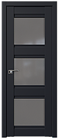 Дверь межкомнатная 4U Черный матовый, Графит, 600
