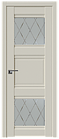 Дверь межкомнатная 6U Магнолия Сатинат, Ромб, 900
