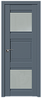 Дверь межкомнатная 6U Антрацит, Матовое, 700