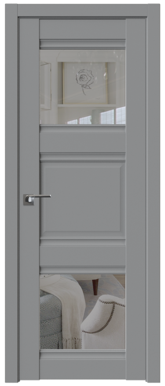 Дверь межкомнатная 6U Манхэттен, Прозрачное, 900 - фото 1 - id-p79505119