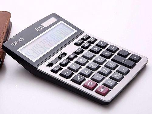 Калькулятор настольный DELI "1671" 12 разрядный серый - фото 2 - id-p79514865