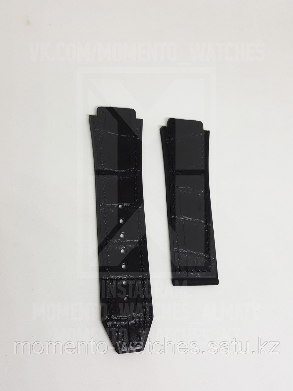 Ремень Каучуковый Hublot С Кожаной Вставкой