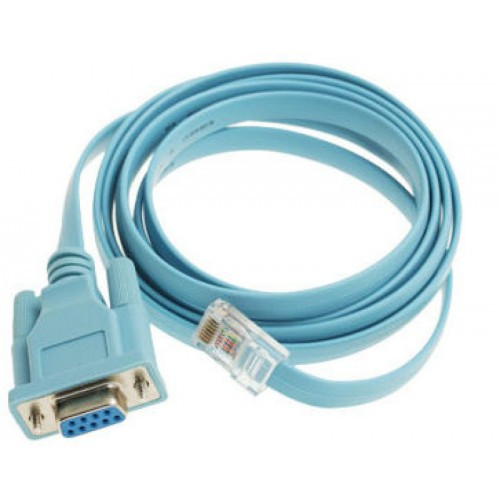 Кабель RS-232 (COM) to RJ-45 Consol Cable 8C DB9 to RJ-45, 28AWG (1.8м) - фото 1 - id-p76081059
