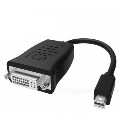 Переходник Mini Display Port male to DVI-I female Adapter 4k2k (вход mini DP, выход DVI) - фото 1 - id-p76081114