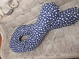 Подушка для беременных бежевый/звезды, фото 2