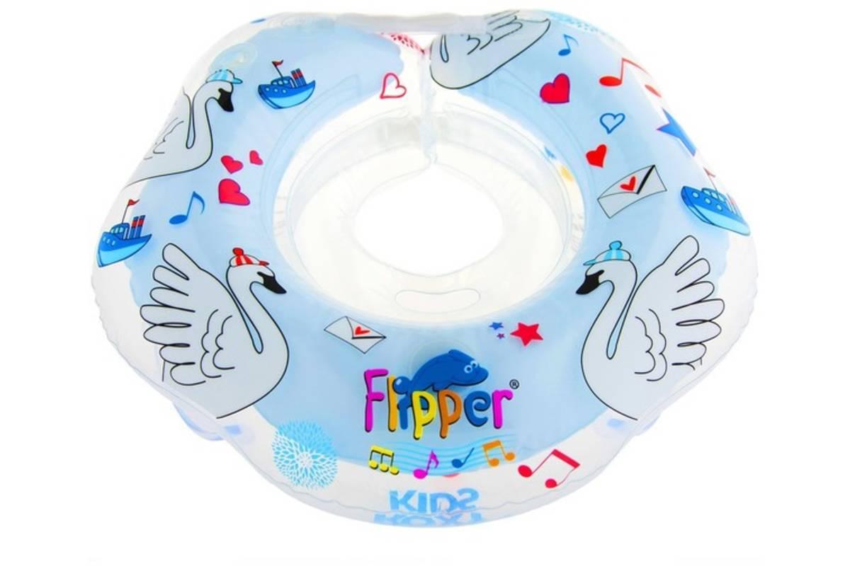 Круг на шею Roxy Kids Flipper Swan Lake Music голубой