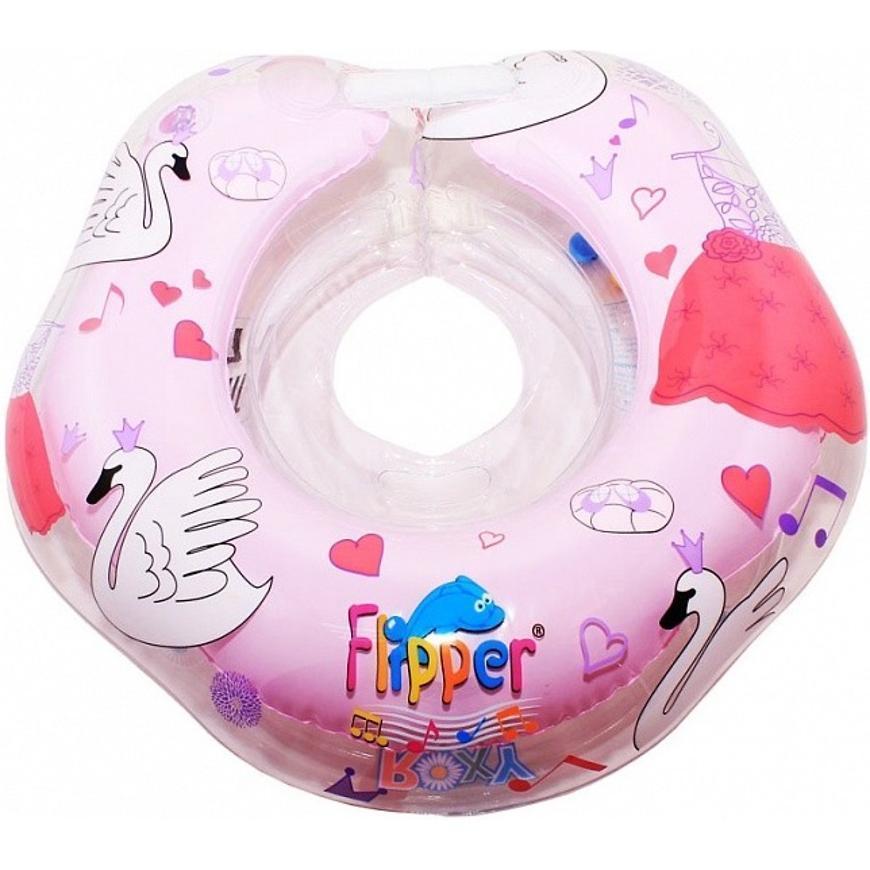 Круг на шею Roxy Kids Flipper Swan Lake Music розовый