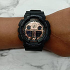 Часы Casio G-Shock GA-100MMC-1A. Black and Rose Gold. Оригинал 100%. Рассрочка. Kaspi RED, фото 4