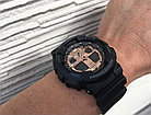 Часы Casio G-Shock GA-100MMC-1A. Black and Rose Gold. Оригинал 100%. Рассрочка. Kaspi RED, фото 6