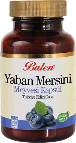 Пищевая добавка со вкусом черники 90 капсул Balen, Турция - фото 1 - id-p79517056