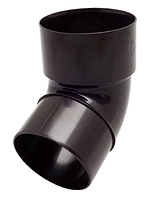 Колено трубы 67° 80 мм FINEBER Коричневый