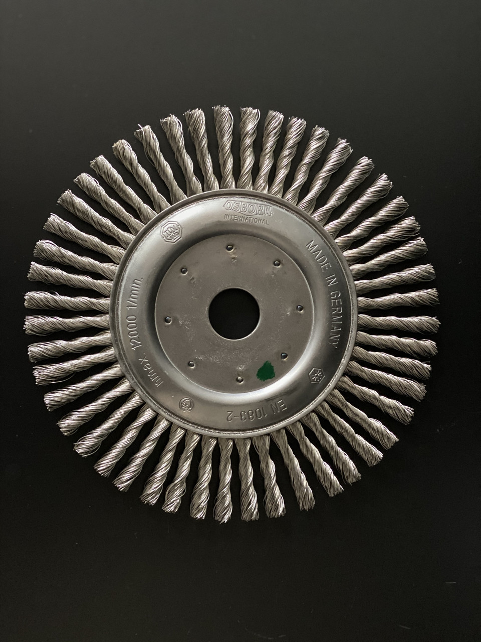 Щётка дисковая D 171 x 6 x 22,2 mm. OSBORN Жгутовая стальная проволока 0,5mm