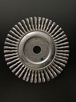 Щётка дисковая D 171 x 6 x 22,2 mm. OSBORN Жгутовая стальная проволока 0,5mm