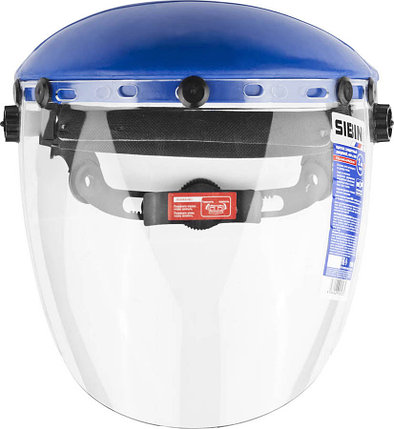 Щиток защитный лицевой СИБИН 200 х 400 мм, визор из поликарбоната (11086), фото 2