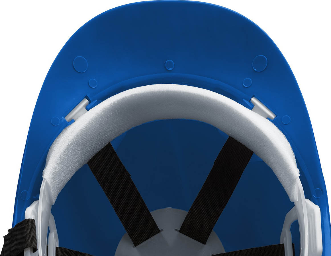 Каска защитная ЗУБР размер 52-62 см, храповый механизм регулировки размера, синяя (11094-3) - фото 5 - id-p79526228