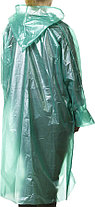 Плащ-дождевик полиэтиленовый STAYER размер S-XL, зеленый (11610), фото 3