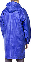 Плащ-дождевик ЗУБР нейлоновый, размер S-XL, цвет синий (11615), фото 3