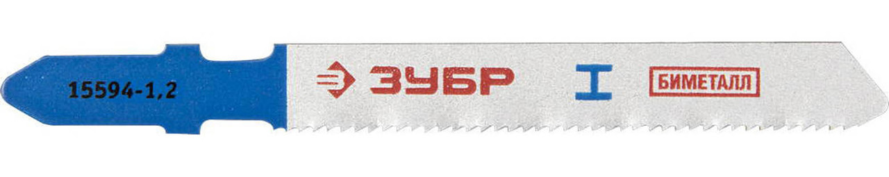 Полотно эл/лобзика ЗУБР по металлу EU-хвостовик, шаг 1.2 мм, 50 мм, 2 шт. (15594-1.2_z01)