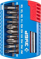 Биты кованые ЗУБР 11 шт., Cr-Mo (26051-H11)