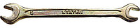 Ключ гаечный STAYER 6х7 мм, оцинкованный, рожковый (27038-06-07)