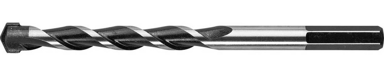 Сверло по бетону ЗУБР 12 x 150 мм, шестигранный хвостовик, серия "Профессионал" (2916-150-12)