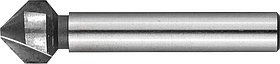 Зенкер конусный ЗУБР Ø 12.4 x 56 мм, для раззенковки М6 (29730-6)