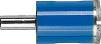 Сверло трубчатое по стеклу и кафелю ЗУБР Ø25 мм, Р 100, алмазное, серия "Профессионал" (29860-25)
