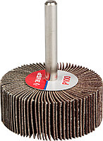 Круг шлифовальный веерный лепестковый ЗУБР электрокорунд нормальный, P100, 20х50мм (36601-100)
