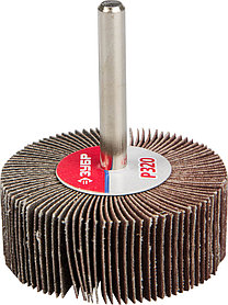 Круг шлифовальный веерный лепестковый ЗУБР электрокорунд нормальный, P320, 20х50мм (36601-320)