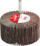 Круг шлифовальный веерный лепестковый ЗУБР электрокорунд нормальный, P80, 40х80мм (36604-080)