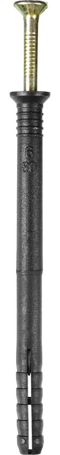 Дюбель-гвоздь STAYER 80 x 6 мм, 70 шт., полипропиленовый с потайным бортиком (30645-06-080)