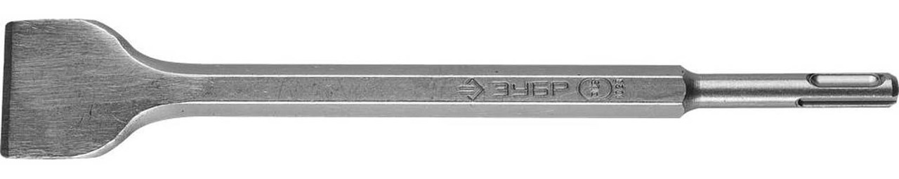 Зубило плоское широкое ЗУБР 40 x 250 мм, SDS-Plus, серия "Профессионал" (29363-40-250)