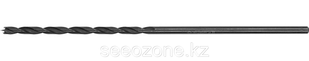 Сверло по дереву спиральное "Корона", ЗУБР d=8 x 300/150 мм, М-образная заточка (29421-300-08)